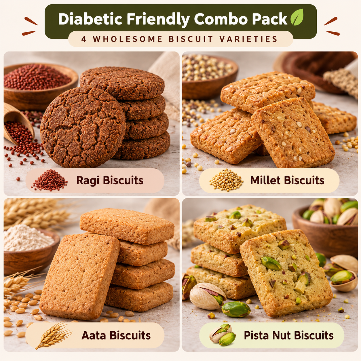 Diabetic friendly Biscuits
